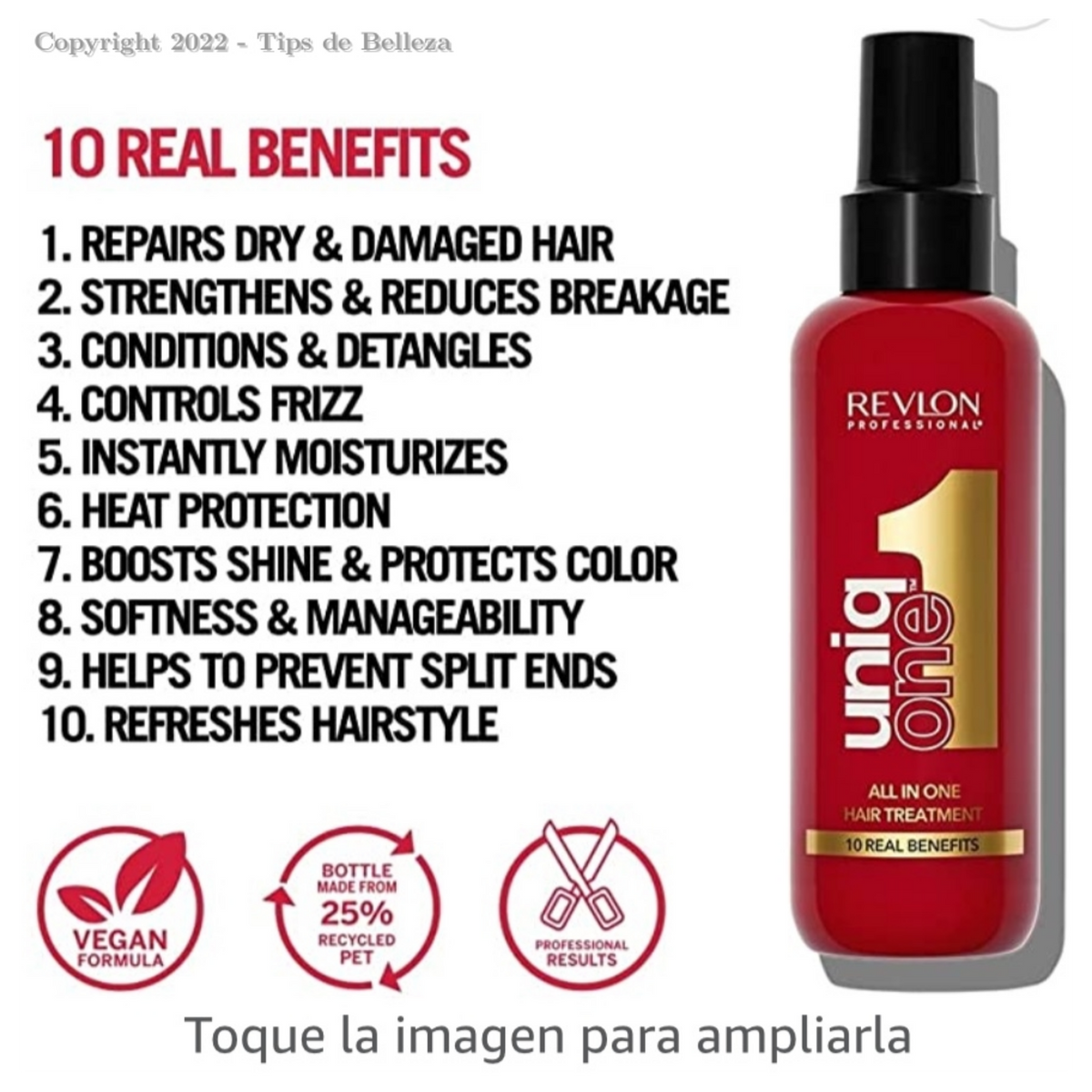 Impoted Leave-in Uniq One All in One Hair Treatment Revlon Professional 150ml