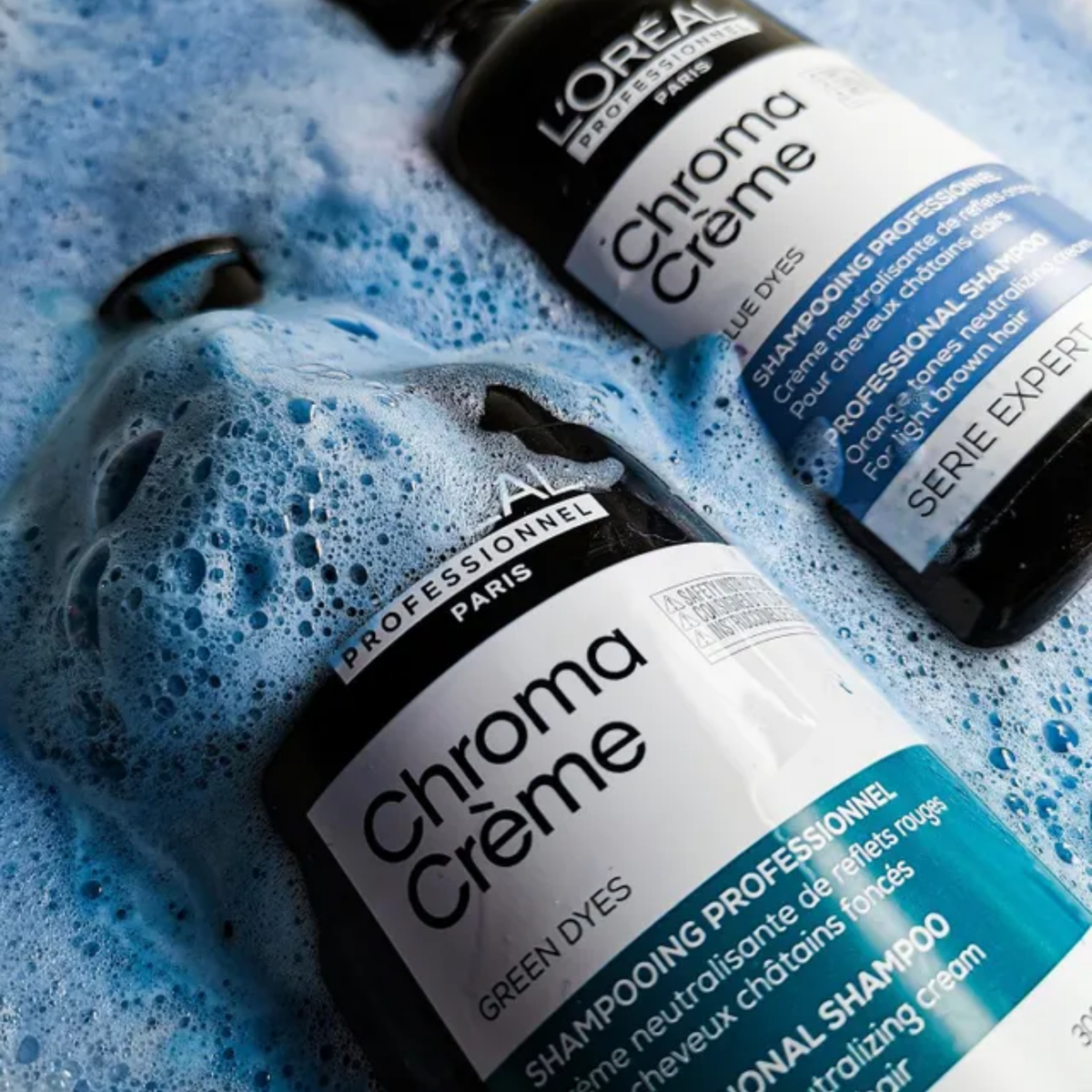 Impoted L'oréal Professionnel Series Expert Chroma Créme Green Dyes Shampoo 500ml