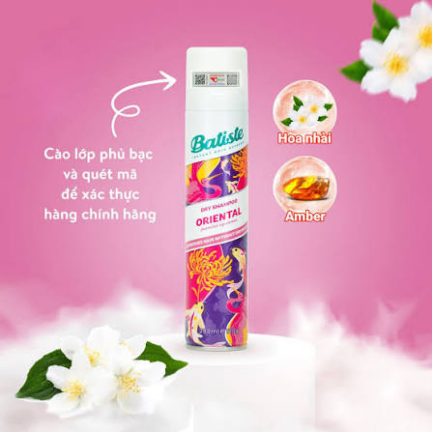 Impoted Batiste Dry Shampoo Oriental 