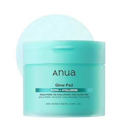 Anua PDRN 100 Hyaluronic Acid Glow Pad  (60 pads)
