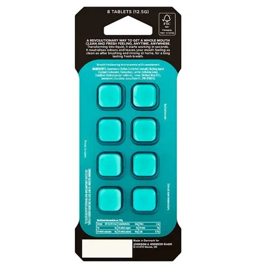 Listerine Ready! Tabs Chewable Tablets with Clean Mint Flavor (8ct)