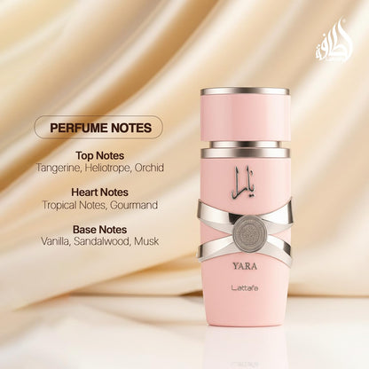 Lattafa Yara Eau de Parfum Natural For Women Spray (100ml)
