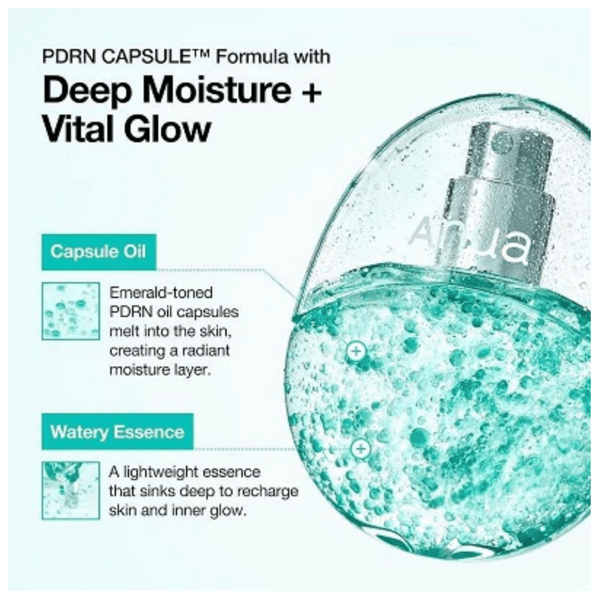 Anua PDRN Hyaluronic Acid Hydrating Capsule Mist Deep Moisture Vital Glow