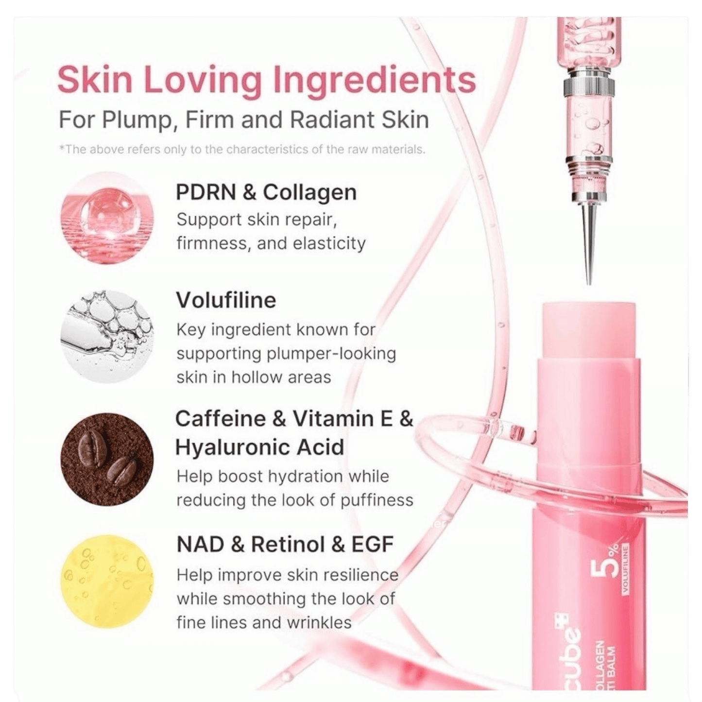 Medicube PDRN Pink Collagen Volume Multi Balm Stick Pdrn Coolagne