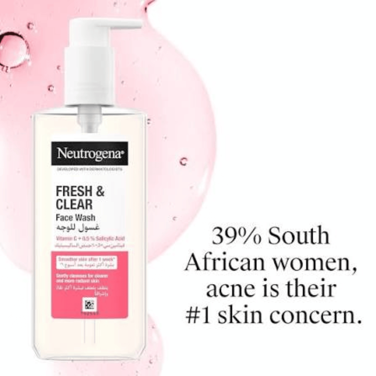 Imported Neutrogena Fresh & Clear Facial Wash In pakistan
