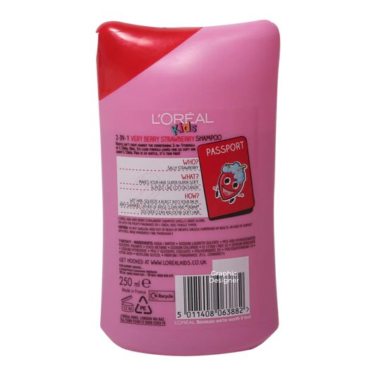 Impoted Loreal Kids Very Berry Strawberry Shampoo 