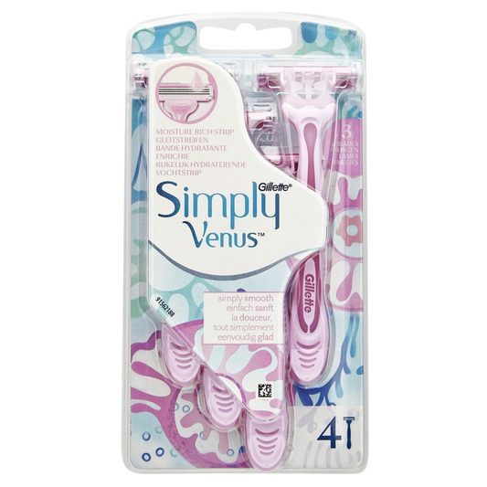 Buy Online  Gillette Simply Venus 3 Women's Disposable Razors In Pakistan