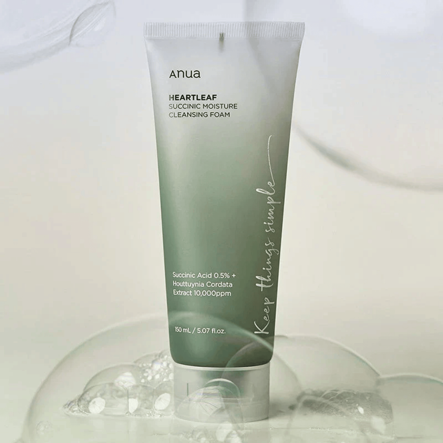 ANUA Heartleaf Succinic Moisture Cleansing Foam