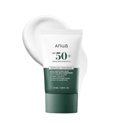 ANUA eartleaf Silky Moisture Sunscreen Spf 50 Order From Skinstash.pk