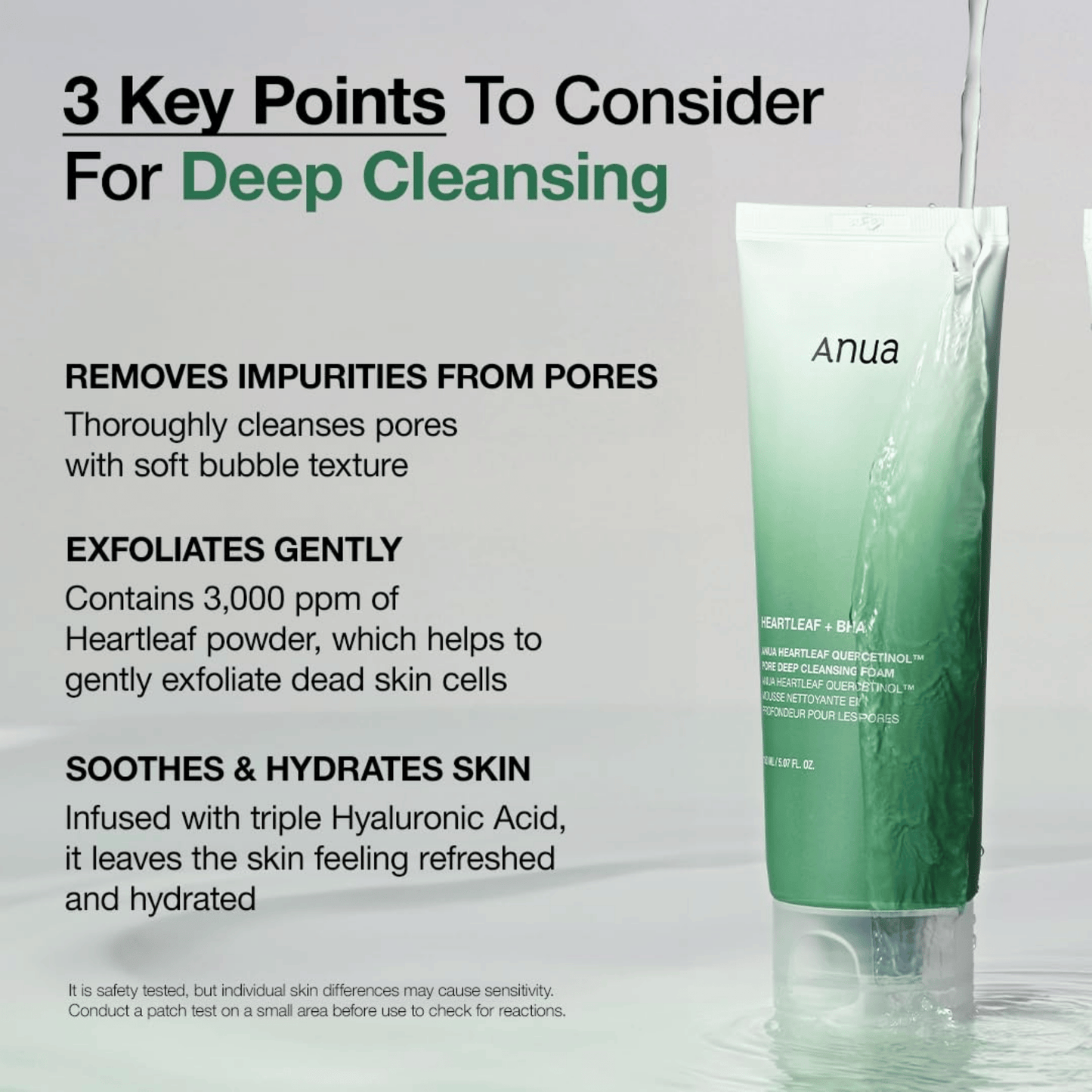 ANUA Heartleaf Succinic Moisture Cleansing Foam