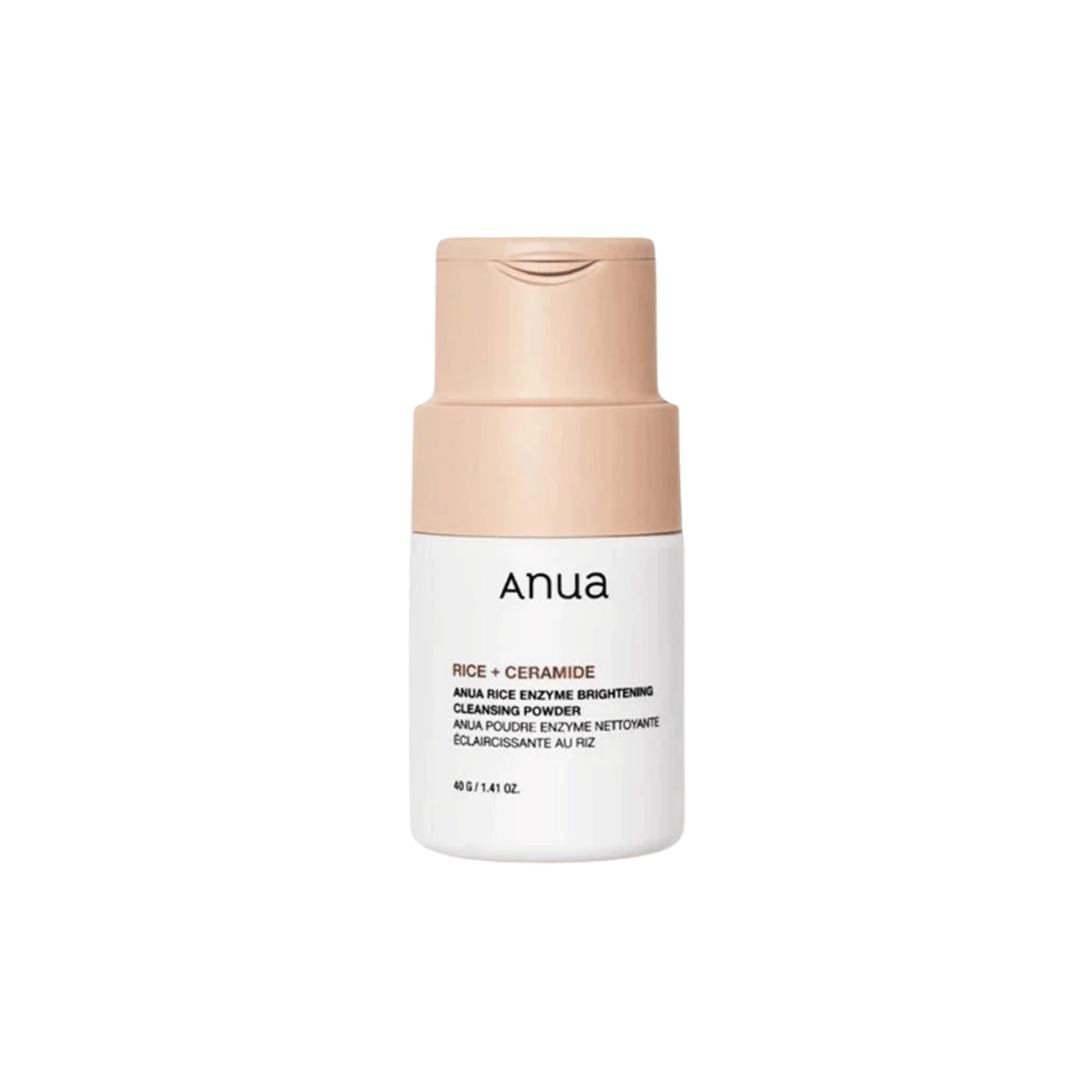Anua Rice Enzyme Brightening Cleansing Powder 40g for gentle exfoliation and radiant skin – available at Skinstash.pk