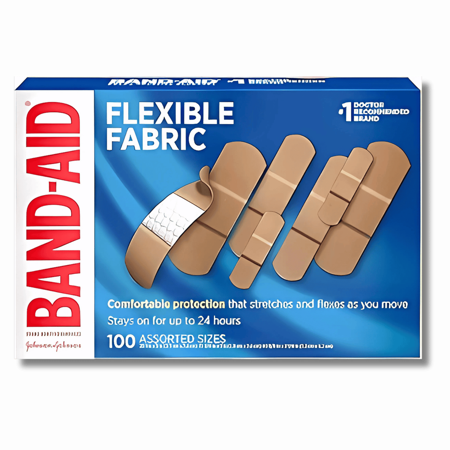 Buy Band-Aid Brand Flexible Fabric Adhesive Bandages, Assorted, 100 Ct In Pakistan