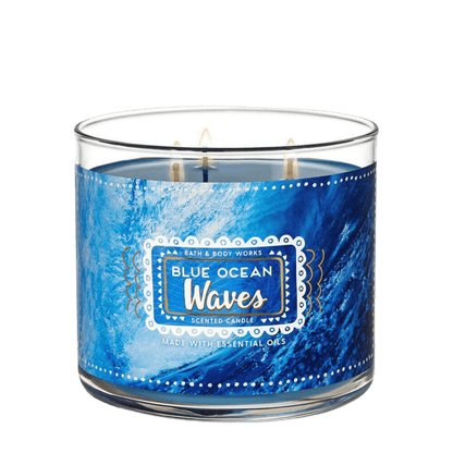 Blue Ocean Wave Candle for sale in Pakistan