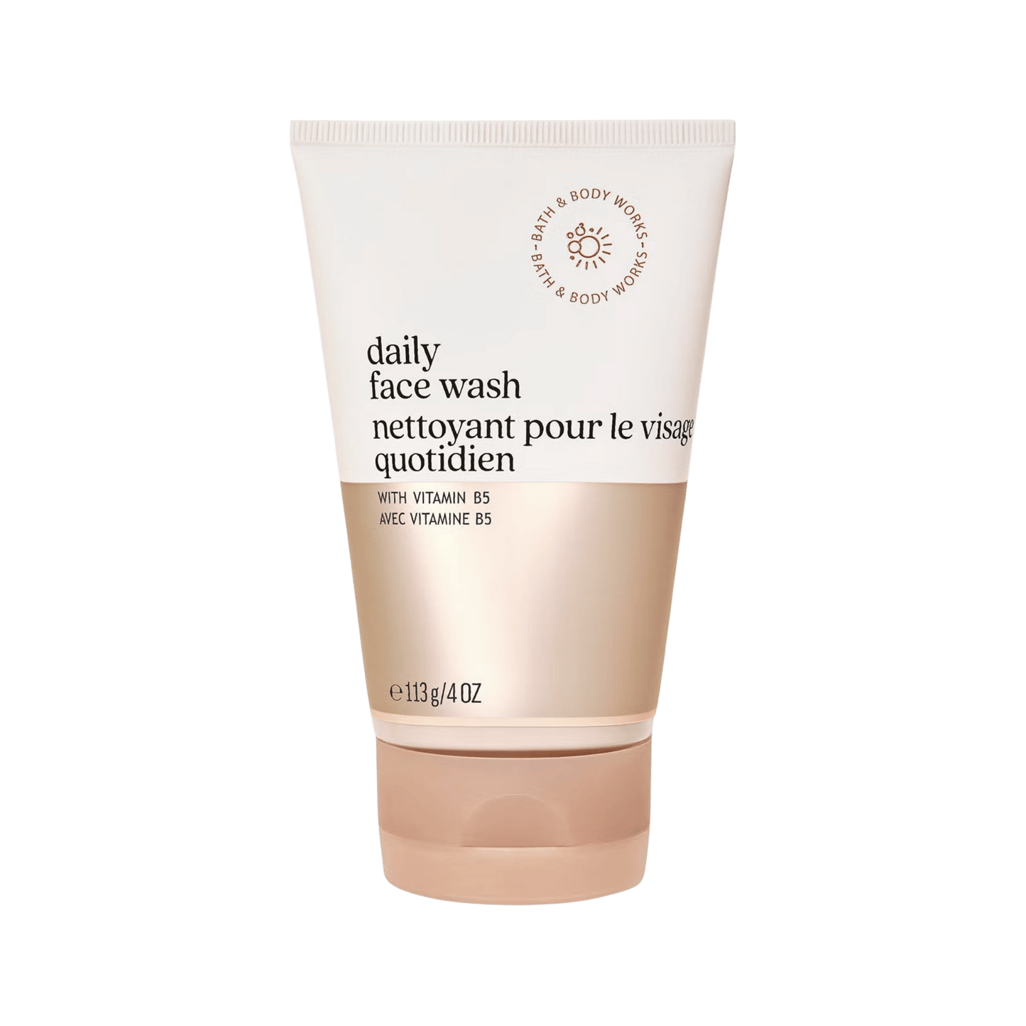 Bath & Body Works Daily Face Wash with Aloe and Vitamin B5 – 113g gentle cleanser for hydrated, healthy skin, available at SkinStash.pk

