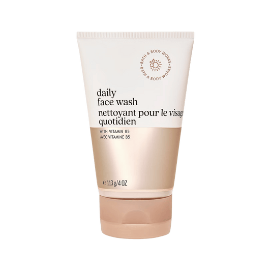Bath & Body Works Daily Face Wash with Aloe and Vitamin B5 – 113g gentle cleanser for hydrated, healthy skin, available at SkinStash.pk

