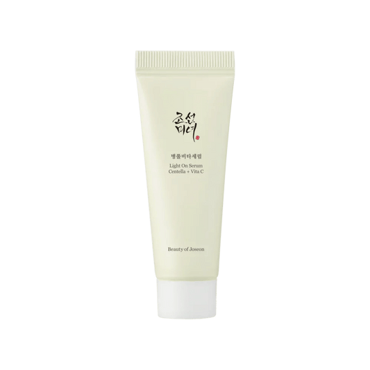 Beauty of Joseon Light On Serum Centella + Vitamin C 5ml for brightening and soothing sensitive skin – available at Skinstash.pk