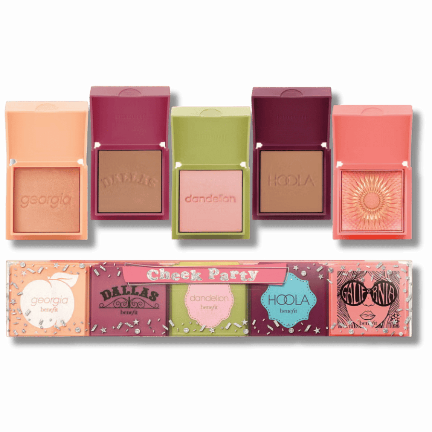 Benefit Cosmetics Cheek Party Set (5x4.0g)