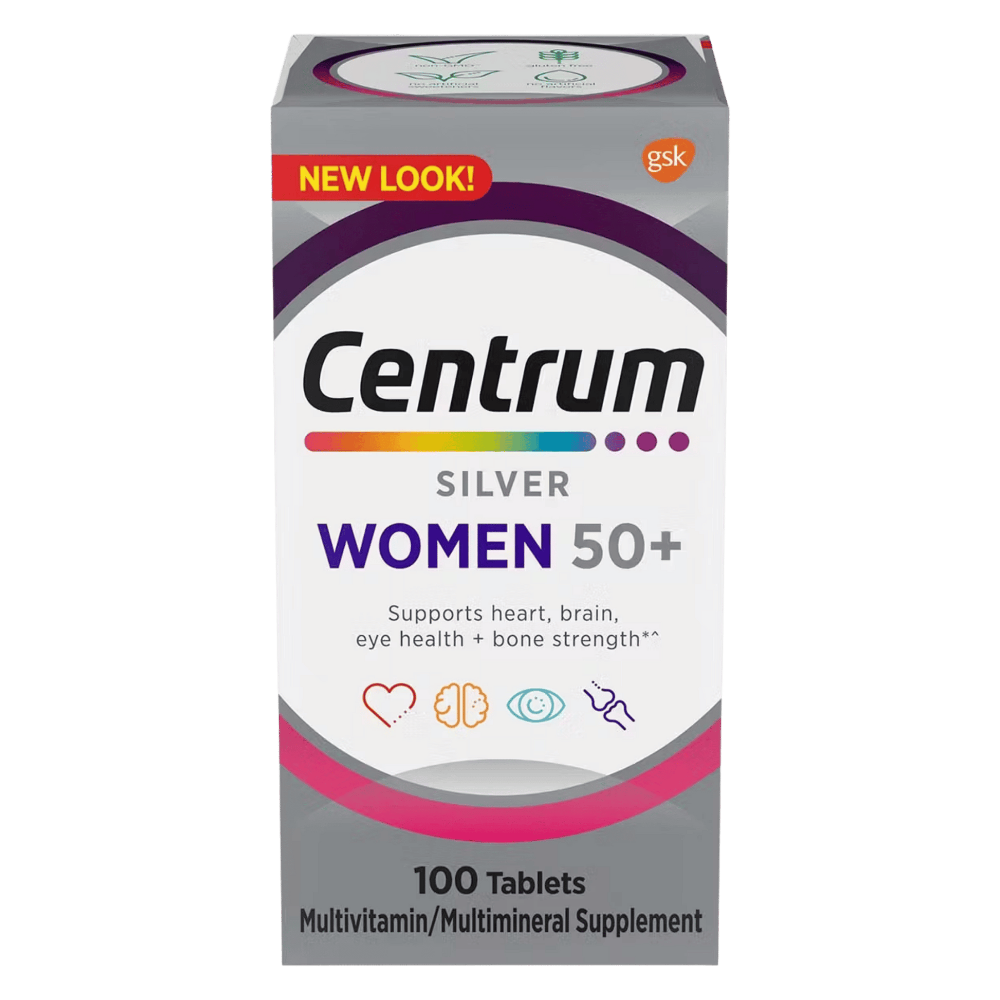 Buy Centrum Silver Women 50+ Multivitamin/Multimineral Supplement (100 Tablets)