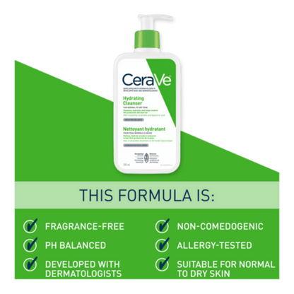 CeraVe Hydrating Cleanser For Normal To Dry Skin Canadian Variant