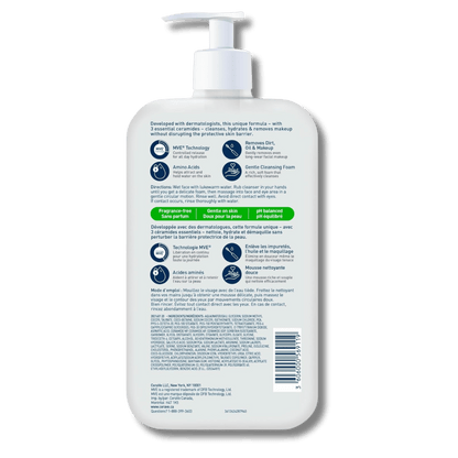 CeraVe Hydrating Cream-to-Foam Cleanser Canadian Variant
