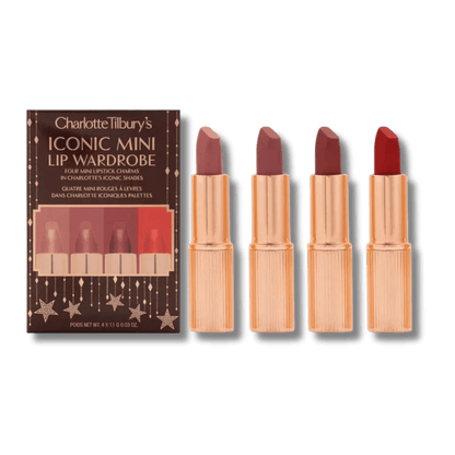 Buy Charlotte Tilbury's Iconic Mini Lip Wardrobe (4x1.1g) In Pakistan From SkinStash!