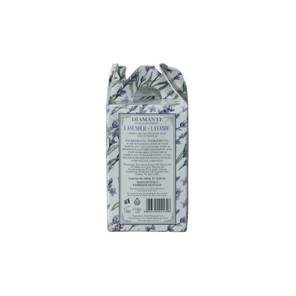 Diamante Lavender Based Round Individually Wrapped Vegetable Soaps  available at skinstash