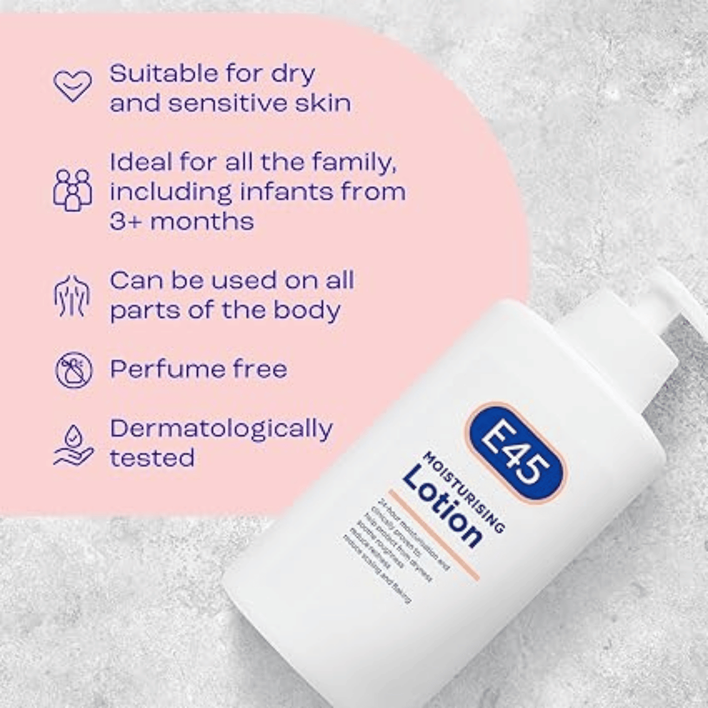 E45 Moisturising Lotion Dry & Sensitive Skin