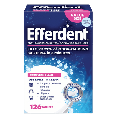 Efferdent Complete Clean Anti-Bacterial Dental Appliance Cleanser