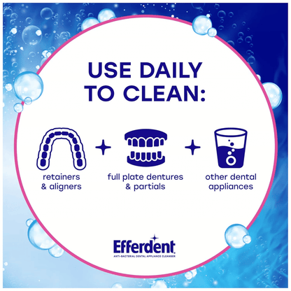 Efferdent Complete Clean Anti-Bacterial Dental Appliance Cleanser
