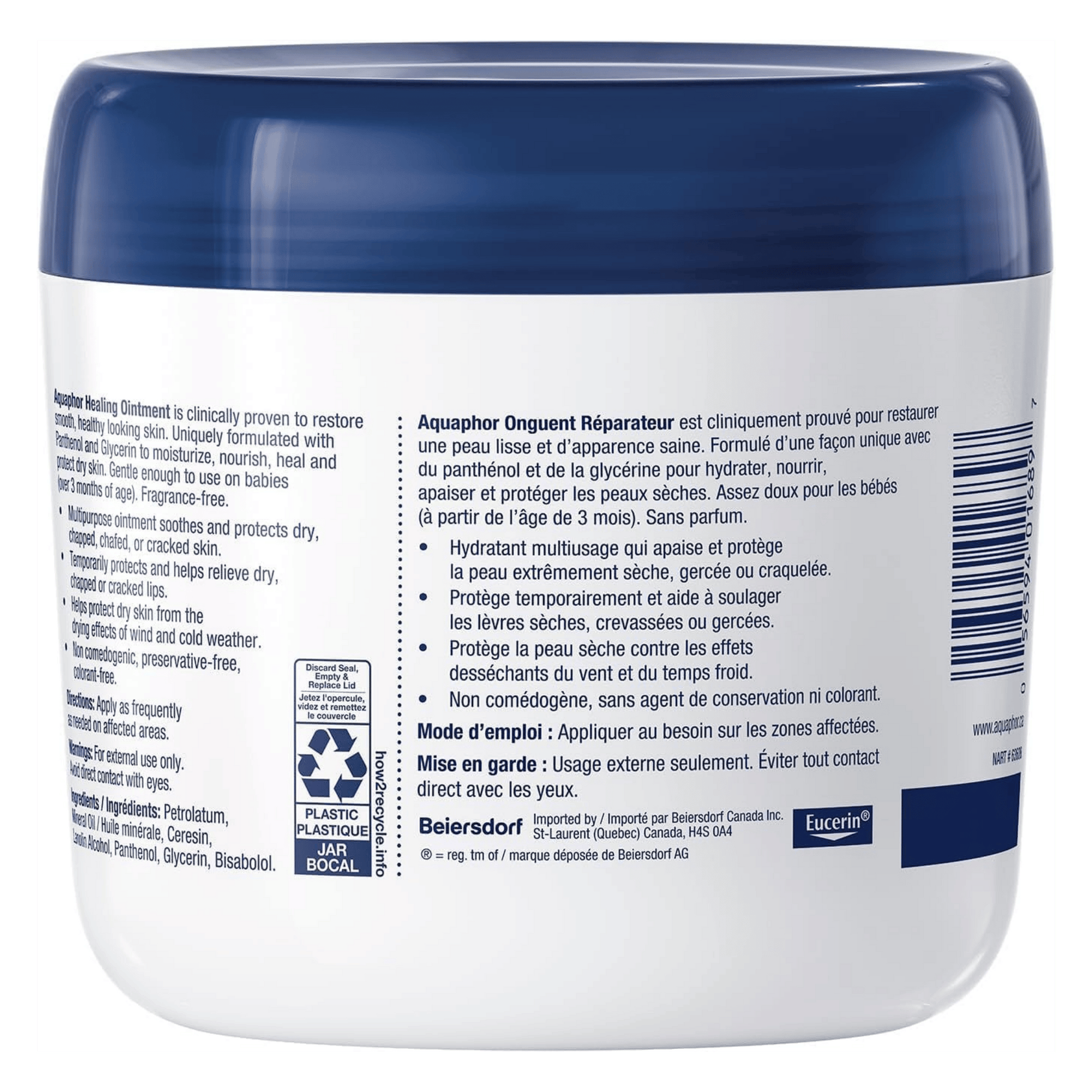 Original  Eucerin Aquaphor Multi-Purpose Healing Ointment 