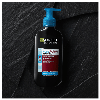Original Garnier Pure Active Charcoal Cleansing Gel