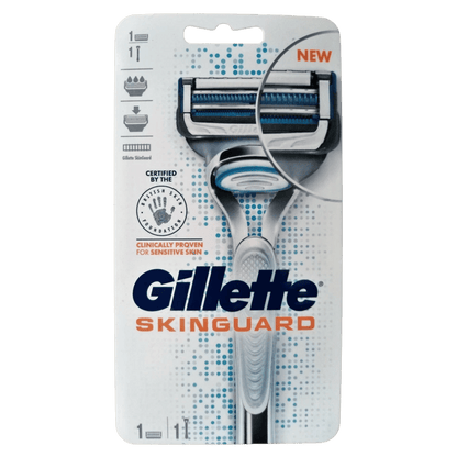 Gillette SkinGuard Razor with 1 Blade – Gentle shave for sensitive skin, reduces irritation and protects against razor bumps