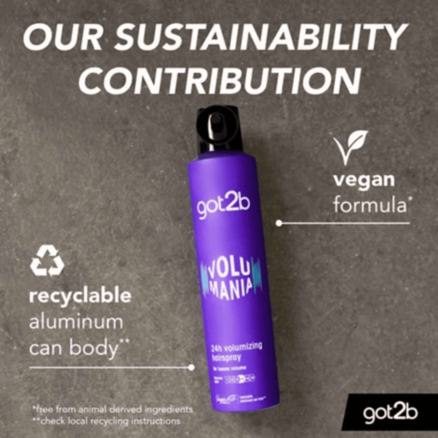 Got2b Volumania 24h Volumising Hair Spray For Insane Volume