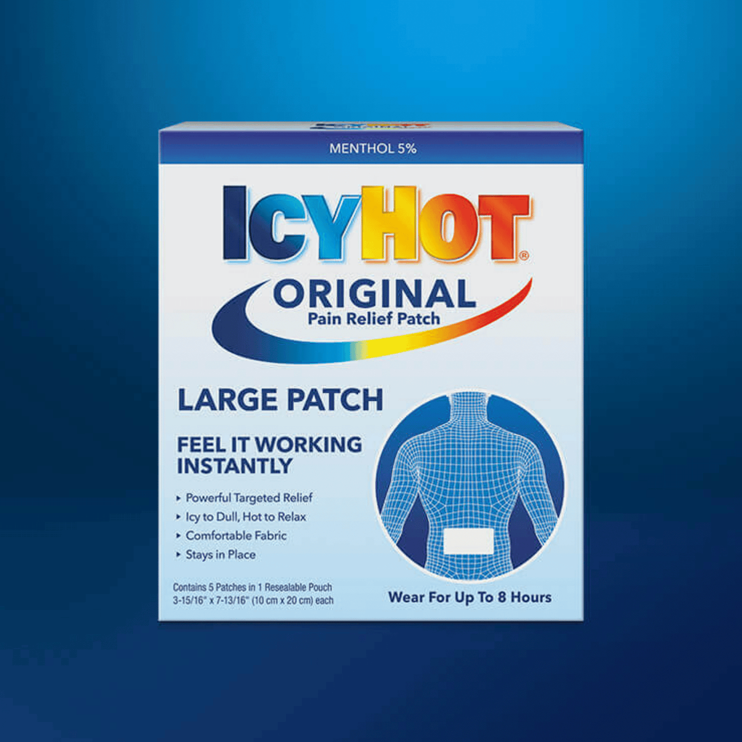 Buy Icy Hot Medicated Patch Extra Strength Pain Relief, 5-Count In SkinStash From Pakistan!