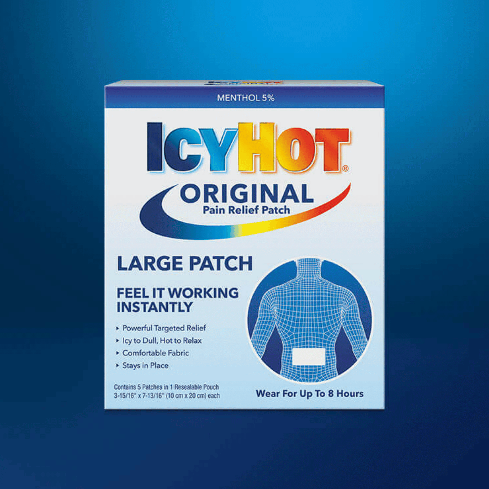 Buy Icy Hot Medicated Patch Extra Strength Pain Relief, 5-Count In SkinStash From Pakistan!