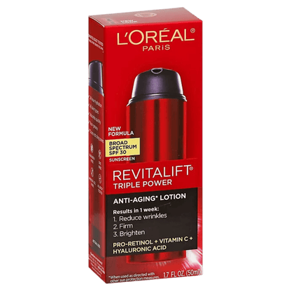 L'Oreal Paris Skincare Revitalift Triple Power Anti Aging Lotion (50ml)