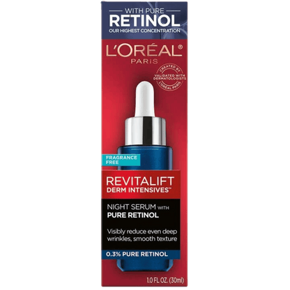 L'Oréal Revitalift Night Serum with Pure Retinol 0.3% (30ml)
