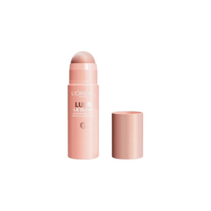 L'Oréal Paris Lumi Le Glow Highlighter Stick 6.5ml – smooth, luminous highlighter for a radiant glow and sculpted finish at Skinstash.pk