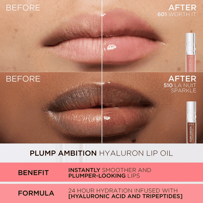L'Oréal Plump Ambition Hyaluron Lip Oil (5.0ml)
