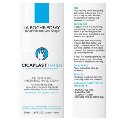 Buy La Roche-Posay Cicaplast Hands Soothing Hand Cream (50ml) In Pakistan