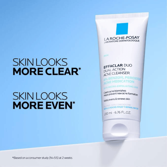 Original La Roche Posay Effaclar Dual Action Acne Face Cleanser