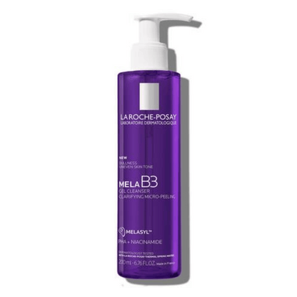 La Roche-Posay Mela B3 Gel Cleanser (200ml) – Brightening gel cleanser with B3 vitamin to reduce dark spots, even skin tone, and gently cleanse – Available at SkinStash.pk