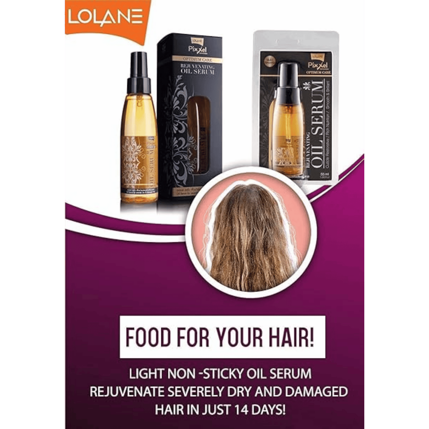 Lolane Pixxel Optimum Care Rejuvenating Oil Serum (127ml)