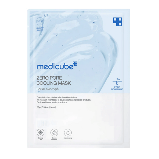 Medicube Zero Pore Cooling Mask (1 Sheet) – Refreshing pore-tightening face mask with cooling effect for smooth, hydrated, and balanced skin – Available at Skinstash.pk