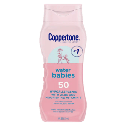 Coppertone Water Babies Sunscreen Lotion Spf 50 (237 ml)