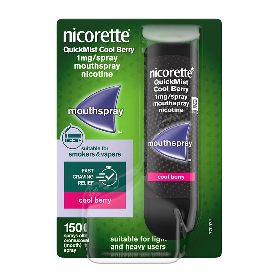 Nicorette QuickMist 1mg Nicotine Spray (150spray)