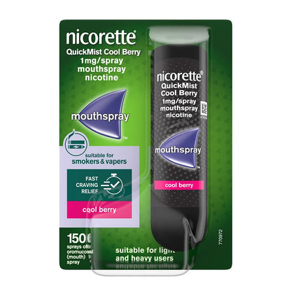Nicorette QuickMist 1mg Nicotine Spray (150spray)