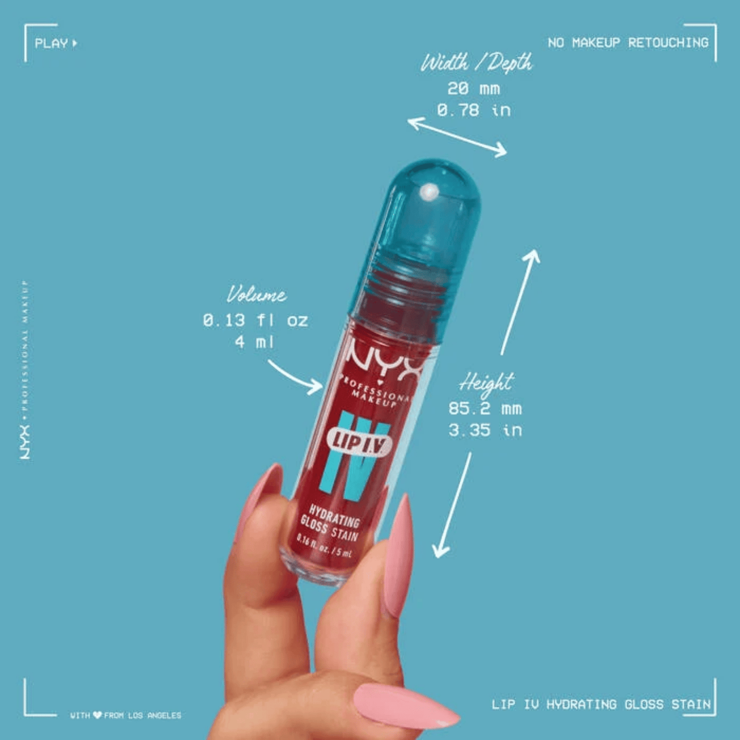 NYX Professional Makeup Lip IV Hydrating Gloss Serum (5ml)