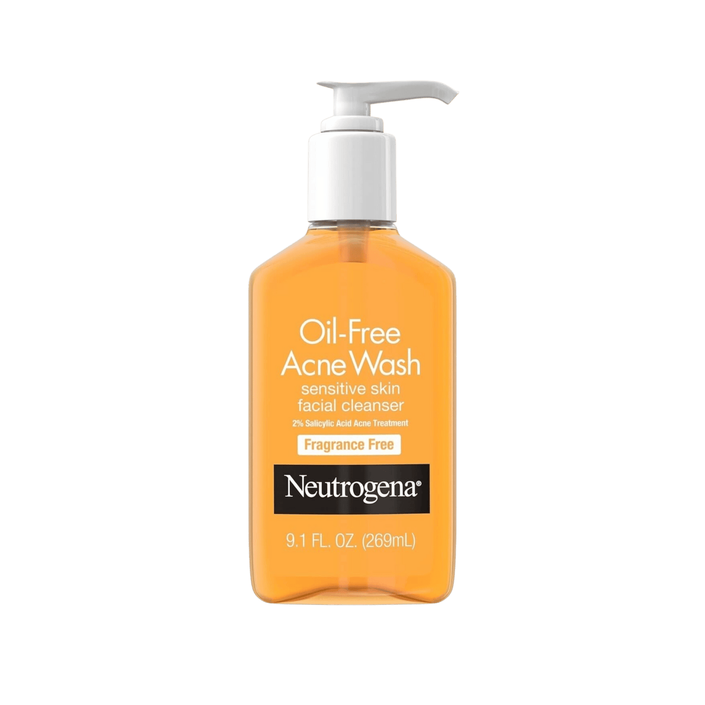 Neutrogena Oil-Free Acne Fighting Face Wash 269ml – powerful daily cleanser with salicylic acid to treat and prevent acne without over-drying at Skinstash.pk