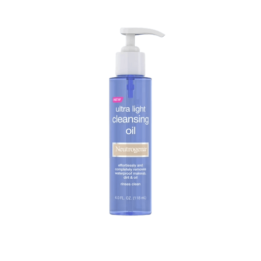 Neutrogena Ultra Light Cleansing Oil 114ml – lightweight makeup remover and cleanser for soft, residue-free skin at Skinstash.pk